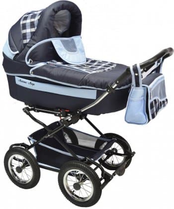 Коляска Stroller B&E Maxima Retro-Mega с подсветкой 2 в 1 № R-23