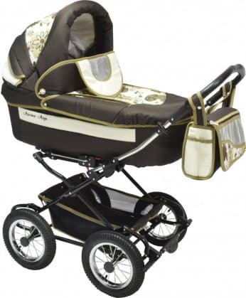 Коляска Stroller B&E Maxima Retro-Mega с подсветкой 2 в 1 № R-85