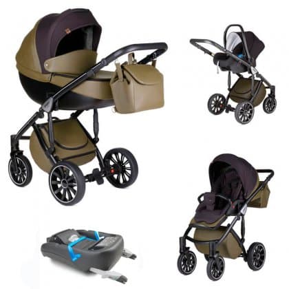 Коляска Anex Sport 3 в 1 + База IsoFix SE03 Dark Forest 2018