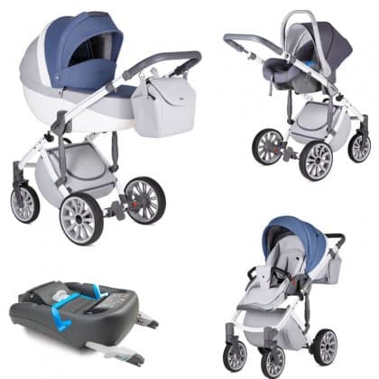 Коляска Anex Sport 3 в 1 + База IsoFix SP22 Nebulas Blue 2018