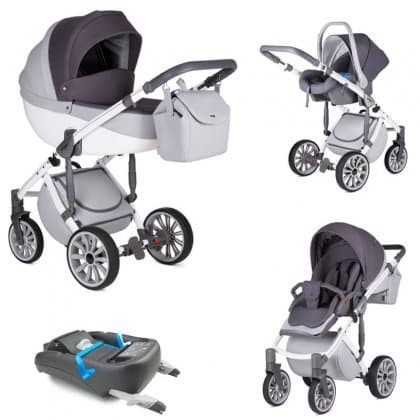 Коляска Anex Sport 3 в 1 + База IsoFix SP15 Gray Cloud 2018