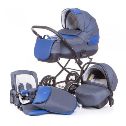 Детская коляска Anex Classic 3 в 1 с№2 - Blue