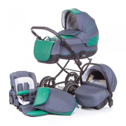 Детская коляска Anex Classic 3 в 1  с№3- Green