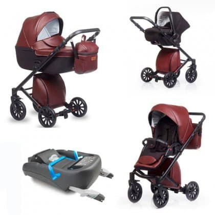 Детская коляска Anex Cross 3 в 1 + База IsoFix CHERRY(CR06)