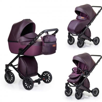 Коляска Anex Cross 2 в 1 DARK-PLUM(CR09)