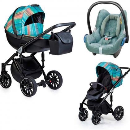 Коляска Anex Sport 3 в 1 c автокреслом Maxi-Cosi RAINBOW(AB05)