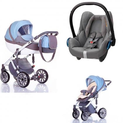 Коляска Anex Sport 3 в 1 c автокреслом Maxi-Cosi (PA07)