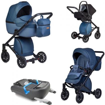 Детская коляска Anex Cross 3 в 1 + База IsoFix SAPPHIRE(CR07)