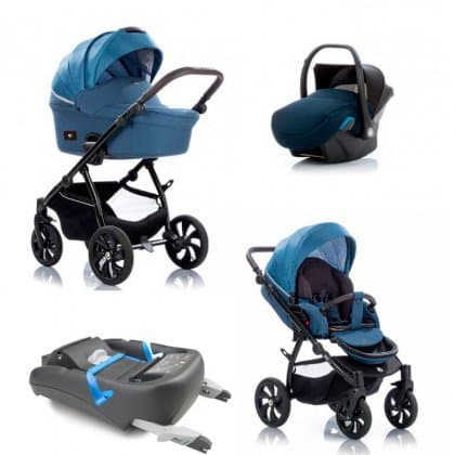 Коляска TUTIS AERO 3 в 1 + база IsoFix 102 Marine