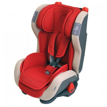 Автокресло 1/2/3 (9–36кг) Avionaut Evolvair красный (база бежевая)