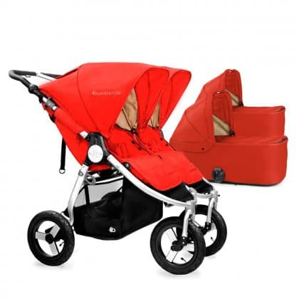 Коляска для двойни Bumbleride Indie Twin 2 в 1  RED SAND