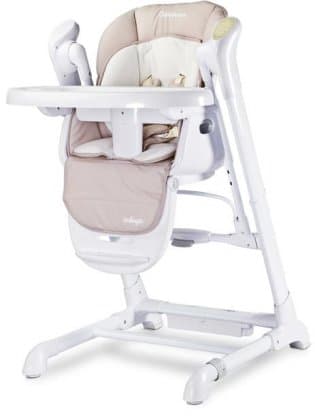 Стульчик для кормления и электрокачели 2 в 1 Caretero Indigo Beige