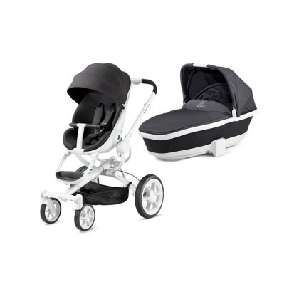 Коляска Quinny Moodd 4 2 в 1 black-white