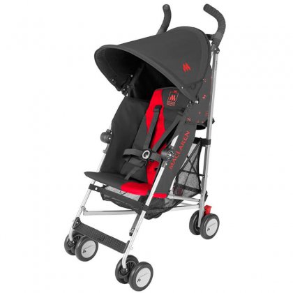 Коляска Maclaren Triumph трость Charcoal Cardinal