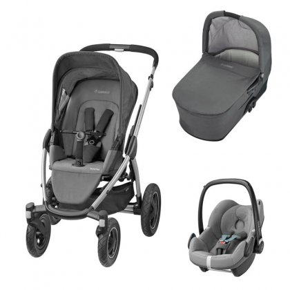 Коляска Maxi-Cosi Mura plus 4 3 в 1 concert grey