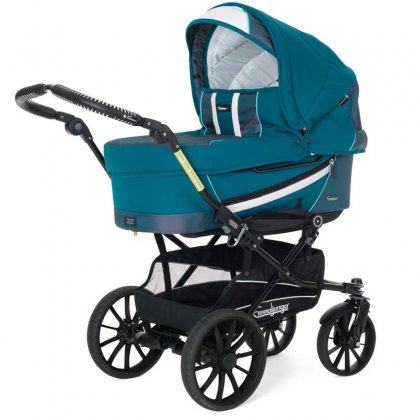 Коляска Emmaljunga Edge Duo Combi 2 в 1 PETROL