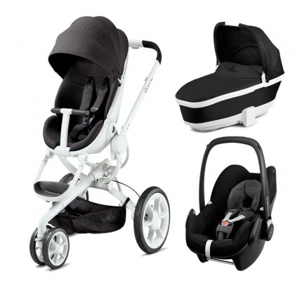 Коляска Quinny Moodd 3 3 в 1 black crystal