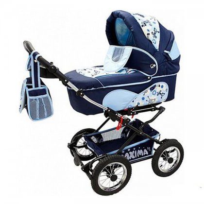 Коляска Stroller B&E Maxima Mega с подсветкой 2 в 1 92