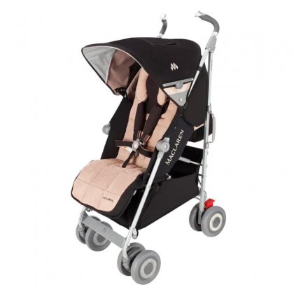 Коляска Maclaren Techno XLR трость Black Champagne