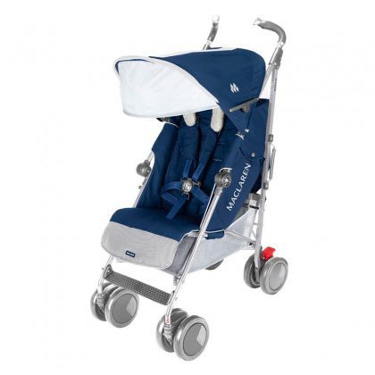 Коляска Maclaren Techno XT трость Medieval Blue Silver Frame