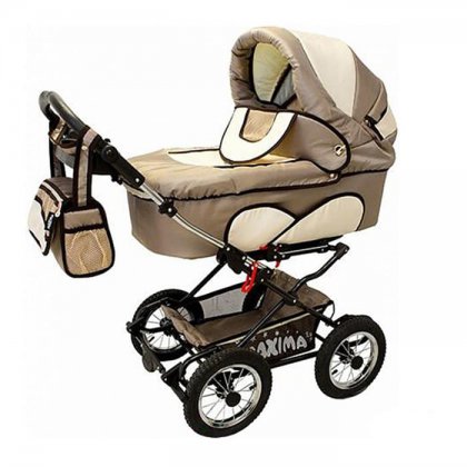 Коляска Stroller B&E Maxima Mega с подсветкой 2 в 1 70