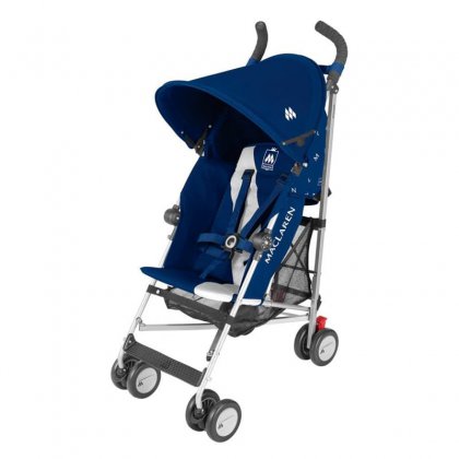Коляска Maclaren Triumph трость Medieval Blue Silver