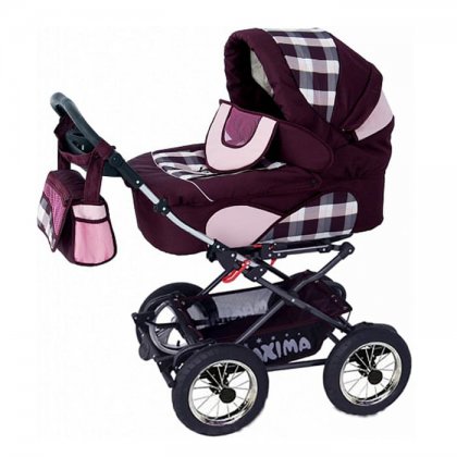 Коляска Stroller B&E Maxima Mega с подсветкой 2 в 1 14