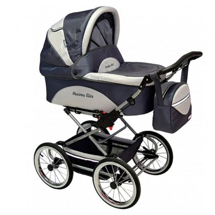 Коляска Stroller B&E Maxima ELITE XL 2 в 1 117 Grafit