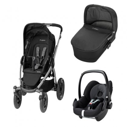 Коляска Maxi-Cosi Mura plus 4 3 в 1 DIGITAL BLACK