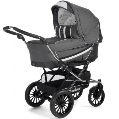 Коляска Emmaljunga Edge Duo Combi 2 в 1 DARK-GREY