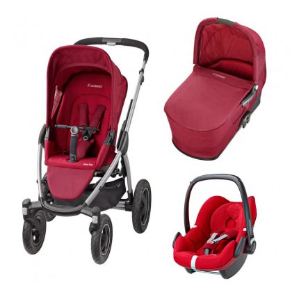 Коляска Maxi-Cosi Mura plus 4 3 в 1 robin red