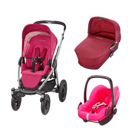Коляска Maxi-Cosi Mura plus 4 3 в 1 berry pink