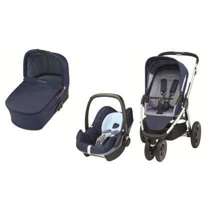 Коляска Maxi-Cosi Mura plus 3 3 в 1 Dress Blue