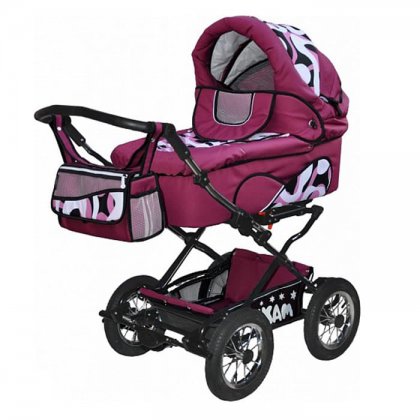 Коляска Stroller B&E Maxima Mega с подсветкой 2 в 1 101