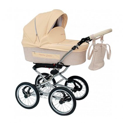 Коляска Stroller B&E Maxima CLASSIC кожа 2 в 1 517