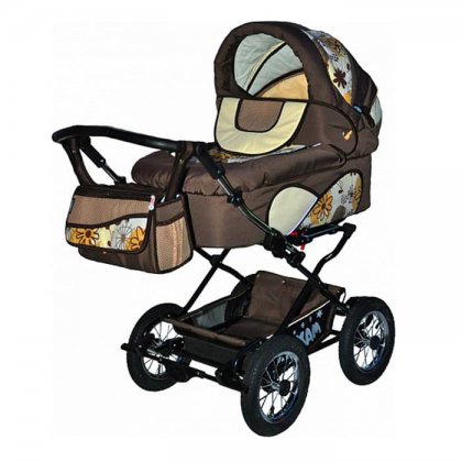 Коляска Stroller B&E Maxima Mega с подсветкой 2 в 1 85