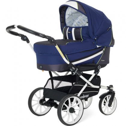 Коляска Emmaljunga Edge Duo Combi 2 в 1 BLUE-LIME