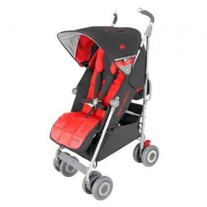 Коляска Maclaren Techno XLR трость Charcoal Cardinal