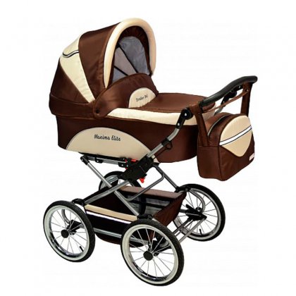 Коляска Stroller B&E Maxima ELITE XL 2 в 1 104 Bronze