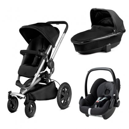 Коляска Quinny Buzz 4 Xtra 3 в 1 black devotion