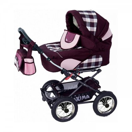 Коляска Stroller B&E Maxima Standart с подсветкой 2 в 1 14