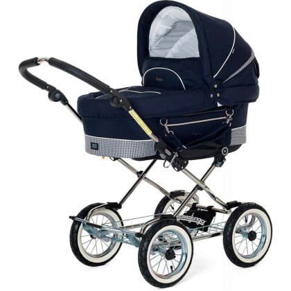 Коляска Emmaljunga Mondial Duo Combi 2 в 1 PEPITA-NAVY