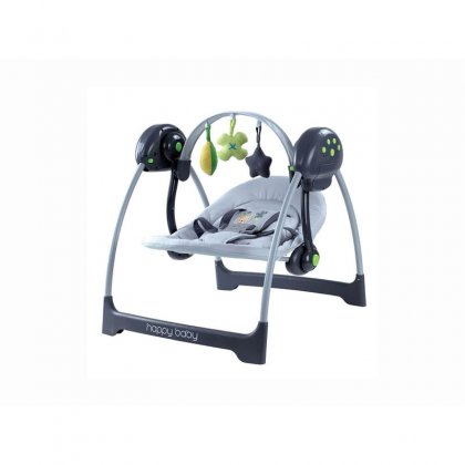 Шезлонг Happy Baby Fun system black
