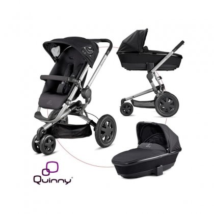Коляска Quinny Buzz 3 2 в 1 Black Devotion