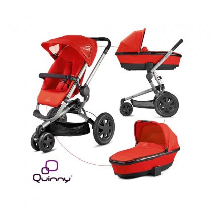 Коляска Quinny Buzz 3 2 в 1 Red Revolution