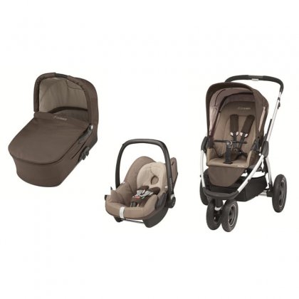 Коляска Maxi-Cosi Mura plus 3 3 в 1 Walnut Brown