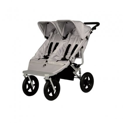 Коляска Easy Walker DUO для двойни-тройни silver