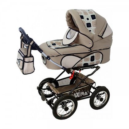 Коляска Stroller B&E Maxima Standart с подсветкой 2 в 1 07