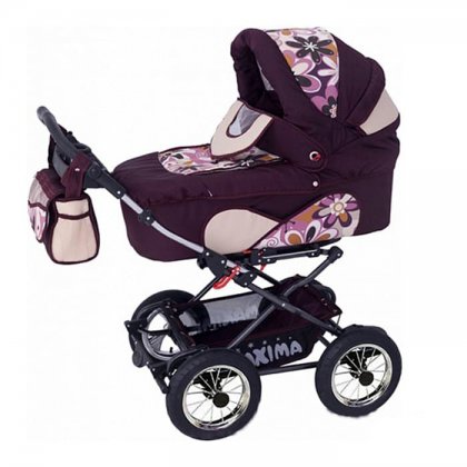 Коляска Stroller B&E Maxima Mega с подсветкой 2 в 1 06
