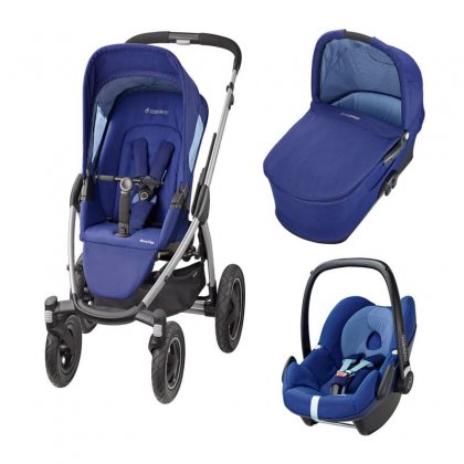 Коляска Maxi-Cosi Mura plus 4 3 в 1 BLUE BASE